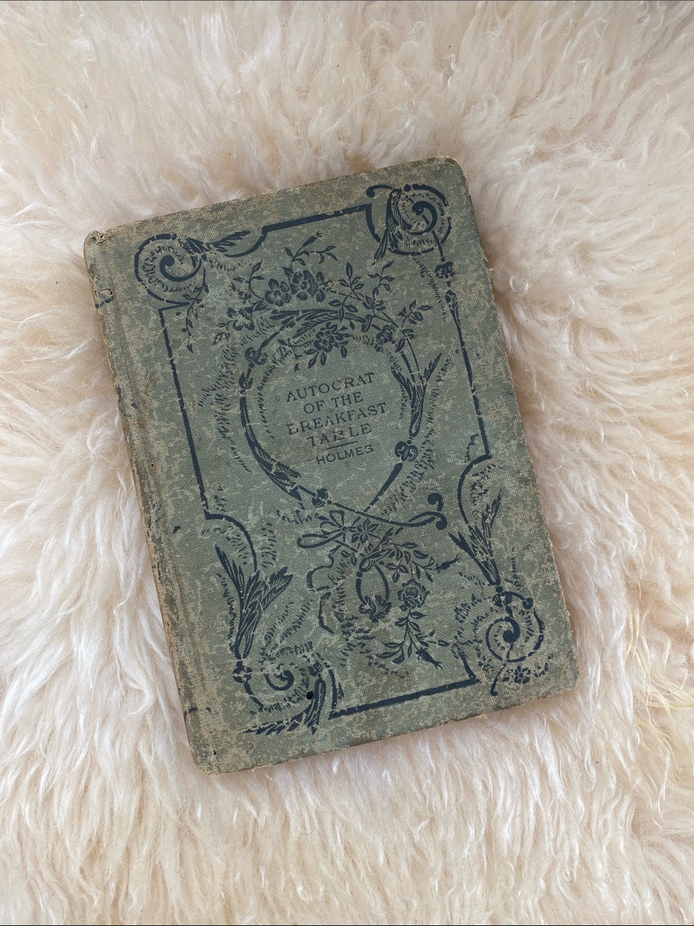 1857 Vintage Decorative Hardcover Book ‘Autocrat of The Breakfast Table’ Holmes